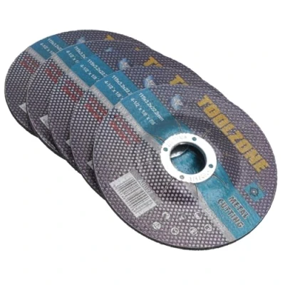 Image of Metal Cutting Grinding 115mm / 4 1/2in. Angle Grinder Discs for Steel 5 Pack