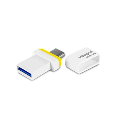 Image of Integral 128Gb USB Memory 3.0 Flash Drive Dual Connector Type C Up To 200MB/s