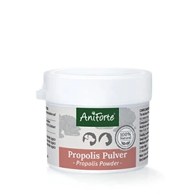 Image of AniForte Propolis Extract Powder for Dogs and Cats 20g 100% Pure &amp; Natural, Bee Propolis, Rich in Flavonoids, Vitamins Minerals
