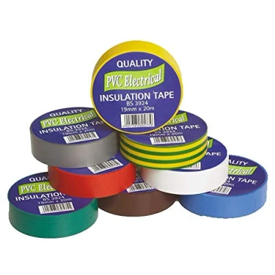 Image of Multi Colour PVC Electrical Insulation Tape ROLL 19MM 10 Pack