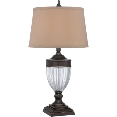 Image of Dennison 1 Light Table Lamp Palladian Bronze, E27