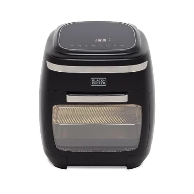 Image of BLACK+DECKER BXAF17088GB 5 in 1 Digital Air Fryer Oven with Rotisserie Function, 60 Minute Timer, 11L, 2000W, Black
