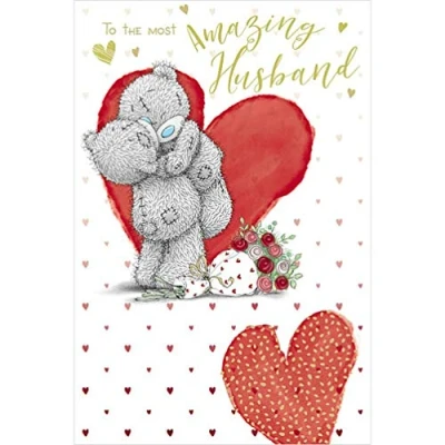Image of Me To You Bear Amazing Husband Valentine&#039;s Day Card