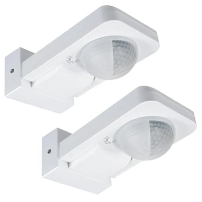 Image of Maclean MCE 243 Infrared Motion Sensor With Twilight 360 Detection Range Up To 20m IP65 Max 2000W
