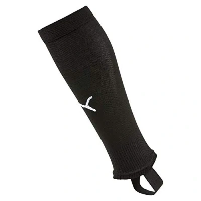 Image of PUMA Men&#039;s LIGA Stirrup Core Football Socks, Black/White, Size 2