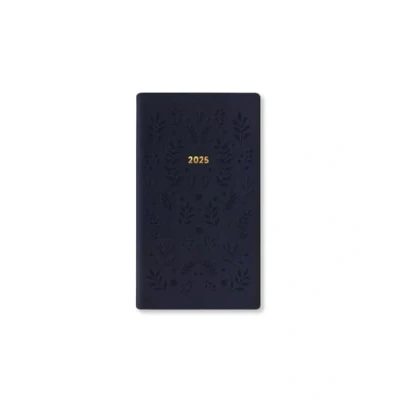 Image of Letts of London Woodland Medium Pocket week to view 2025 diary navy
