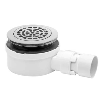 Image of McAlpine 1�&quot; 90mm x 25mm Slim Shower Trap for Trays ST90CPB P 53