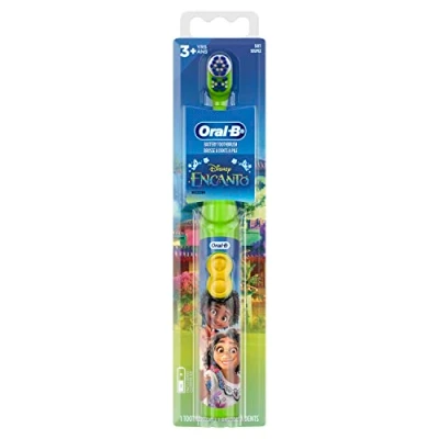 Image of Oral B Kid&#039;s Battery Toothbrush Featuring Disney&#039;s Encanto, Soft Bristles, for Kids 3+
