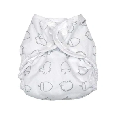 Image of MuslinZ Size 1 0 6m Reusable Washable Nappy Cover Diaper Woodland