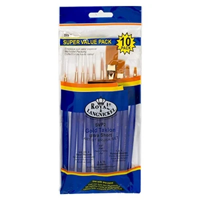 Image of Royal and Langnickel Paintbrushes, Nylon/A, Various
