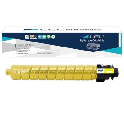 Image of LCL Compatible Toner Cartridge 841818 Aficio MP C3003 C3003SP C3503 C3503SP C3004 C3004SP C3504 C3504SP (1PK Yellow) Replacement for Ricoh