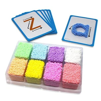Image of Learning Resources ESP1916 UK Playfoam Shape &amp; Learn Lowercase Alphabet Set