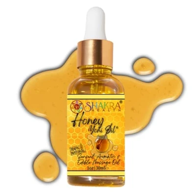 Image of Yoni Oil Honey 30ml Body Massage Oil. Balance PH, Unisex Flavour, Smell, Freshen Skin, Hygiene, Scent, Taste &amp; Moisturise *Organic Vegan*