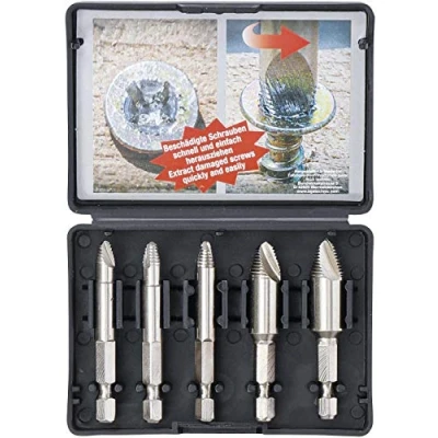 Image of BGS Diy 50410 Screw Extractor Set #0 #3 5 pcs.