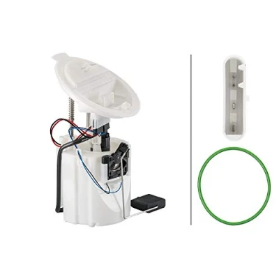 Image of 2044700294, A2044700294 fuel Feed unit HELLA 8TF 358 146 041 with seal, sender Electric MERCEDES BENZ: C Class Saloon, E Saloon