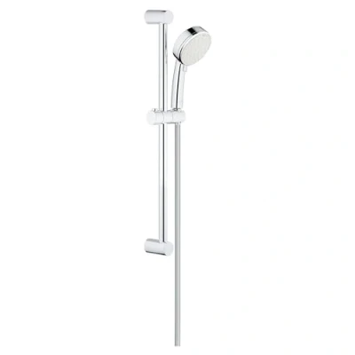 Image of GROHE 26076002 New Tempesta Cosmopolitan 100 2 Spray Shower Rail Set, Starlight Chrome
