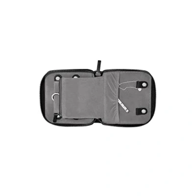 Image of Stackers Pebble Black Compact Jewellery Roll