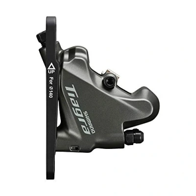 Image of SHIMANO Tiagra BR 4770 calliper, flat mount, with adapter for 140/160 mm, front, (BR4770F6RF),black (black)