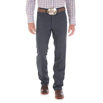 Image of Wrangler Men&#039;s Wrancher Dress Jean, Heather Blue, 35W x 30L