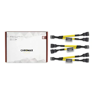 Image of Noctua NA SYC1 chromax.yellow, 4 Pin Y Cables (Yellow)