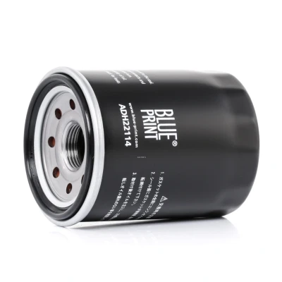 Image of 15400P0H004, 15400P0H305, 15400P3RT01, 15400PC6405, 15400PH1014 Oil Filter BLUE PRINT ADH22114 Spin on HONDA: HR V II, Prelude V, Stepwgn IV