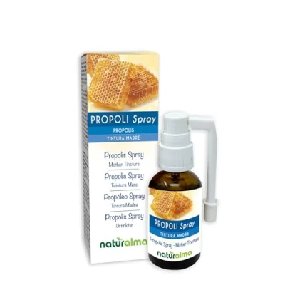 Image of Propolis Spray (Propolis) Resin Hydroalcoholic Mother Tincture NATURALMA Liquid Extract 30 ml Food Supplement