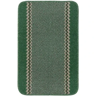 Image of William Armes Limited Kilkis Hardwearing Polypropylene Mat Stain &amp; Slip Resistant Washable Doormat 80cm x 50cm (Green)