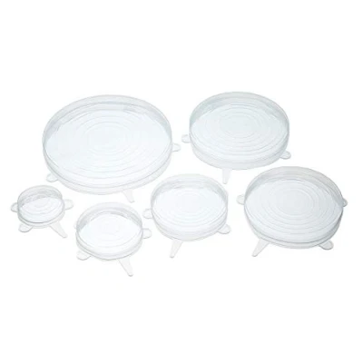 Image of KitchenCraft Set of Six Silicone Lids