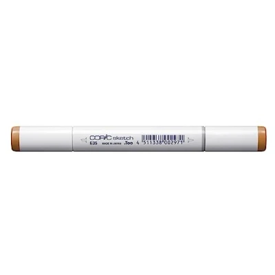 Image of Copic Sketch Coloured Marker Pen (E 35) Chamois, For Art &amp; Crafts, Colouring, Graphics, Highlighter, Design, Anime, Professional Beginners, Supplies Colouring Books