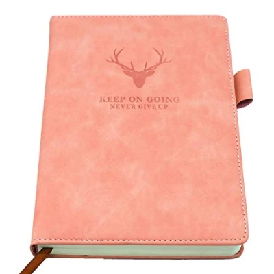 Image of A5 Ruled Notebook Journal Hardcover Executive Notebooks with Premium Thick Paper, College Lined Journal, 8.3&quot;x5.7&quot;,360 Page, Perfect for Office Home School Business Writing &amp; Note Taking (Pink)