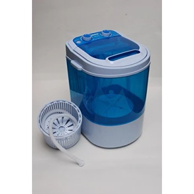 Image of PORTABLE 230V MINI 3KG WASHING MACHINE FOR FLATS HOME SMALL KITCHEN WITH SPIN DRYER