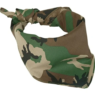 Image of Mil Tec Bandana Winter Scarf, Woodland, Standard Size
