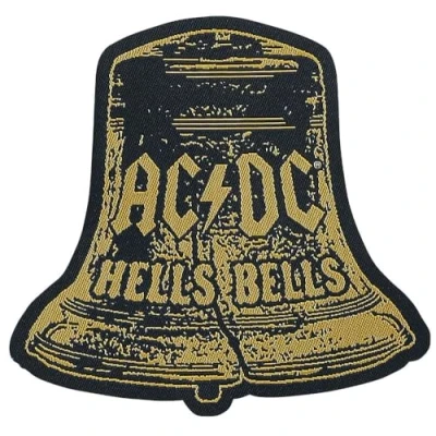Image of AC/DC Hells Bells Cut Out Unisex Patch multicolour, 100% polyester,