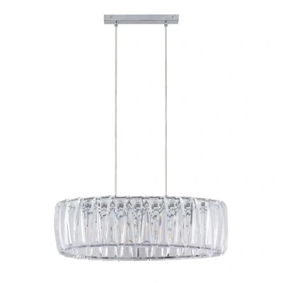 Image of Lindby Sofia pendant light, oval acrylic lampshade