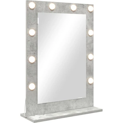 Image of vidaXL Vanity Mirror Concrete grey 70 x 50 18 cm