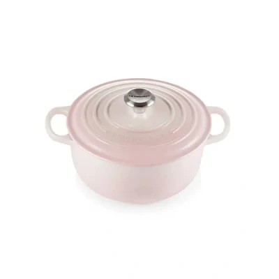 Image of Le Creuset Casserole Signature Shell Pink ø 20 cm / 2.4 Liter