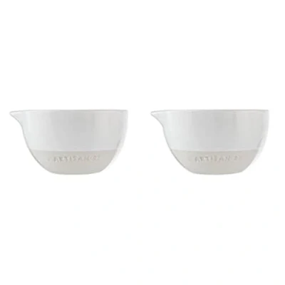 Image of Artisan Street White Set Of 2 Prep Bowls