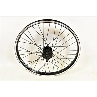 Image of Hard To Find Bike Parts WEINMANN AMAZON DOUBLE WALL RIM 20&quot; BMX REAR WHEEL 9 TEETH DRIVER HUB 14MM AXLE