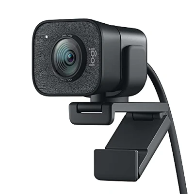 Image of Logitech StreamCam Live Streaming Webcam for Youtube and Twitch, Full 1080p HD 60fps, USB C Connection, AI enabled Facial Tracking, Auto Focus, Vertical Video GRAPHITE