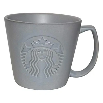Image of Starbucks Gray Stone Mug (Grey 8 oz/237 ml)
