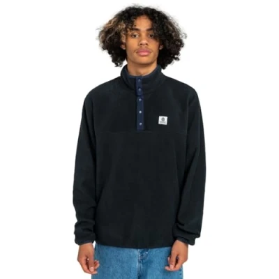 Image of Element Abenaki Snap Fleece Men S Black.