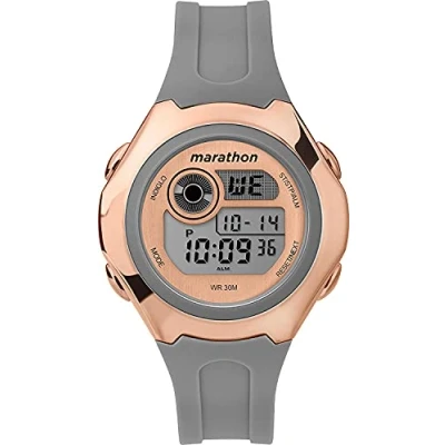 Image of Timex Womens Quartz Watch, Digital Display and Resin Strap TW5M33100