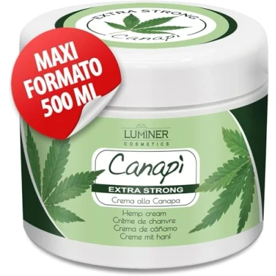 Image of LUMINER Canapì Gel 500 ml, highly concentrated natural formula with hemp oil, devil&#039;s claw extracts and Montana arnica