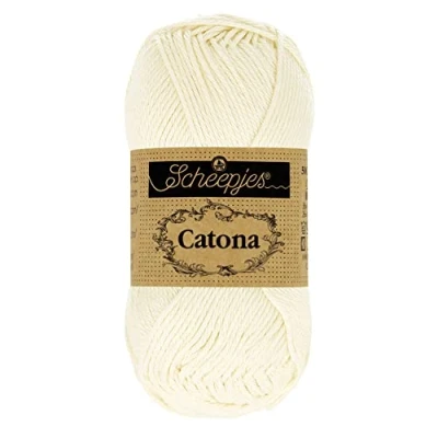 Image of Scheepjes Catona 130 Old Lace Yarn 1x25g