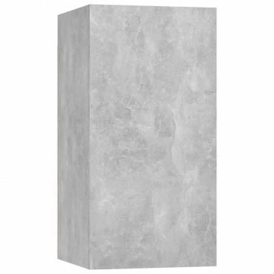 Image of vidaXL TV Cabinet Concrete Grey 30.5x30x60 cm Engineered Wood