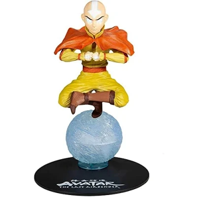 Image of McFarlane Toys, Avatar the Last Airbender 12 inch Aang Action Mega Figure, Collectible Figure with Accessories and Collectors Stand Base Ages 12+