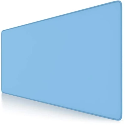 Image of TITANWOLF XXL Speed Gaming Mouse Pad Mat Extra Large 900 x 400 3mm Water Resistant Mousepad with Non Slip Rubber Base Smooth Cloth Surface SKY BLUE