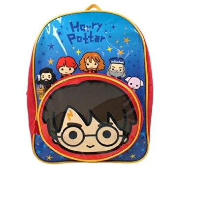 Image of Harry Potter Backpack with Front Pocket Junior School Rucksack Travel Bag, 32cm