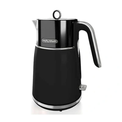 Image of Morphy Richards 100744 Signature Opulent Stainless Steel Jug Kettle, 1.5L Capacity, 268mm x 236mm 166mm, Black