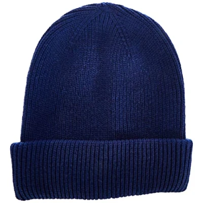 Image of Only Women&#039;s ONLDEA Life Rib Knit Beanie Headwear, Bluing/Detail:Melange, One Size